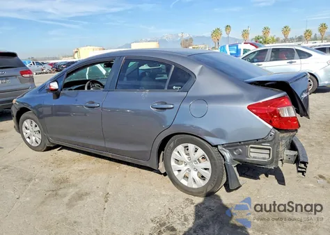 2012 Honda Civic Lx z USA, uszkodzony, nr VIN 2HGFB2F5XCH318910